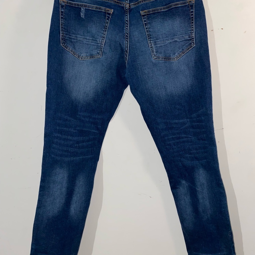 Men's Blue Denim Jeans - Picture 5 of 10